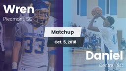 Matchup: Wren vs. Daniel  2018