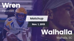 Matchup: Wren vs. Walhalla  2019