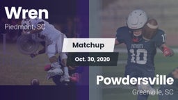 Matchup: Wren vs. Powdersville  2020