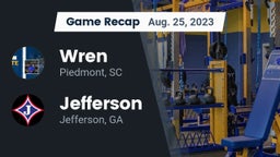 Recap: Wren  vs. Jefferson  2023