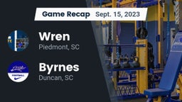 Recap: Wren  vs. Byrnes  2023