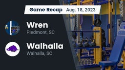 Recap: Wren  vs. Walhalla  2023