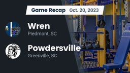 Recap: Wren  vs. Powdersville  2023