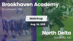 Matchup: Brookhaven Academy vs. North Delta  2018