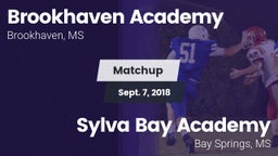 Matchup: Brookhaven Academy vs. Sylva Bay Academy  2018