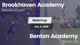 Matchup: Brookhaven Academy vs. Benton Academy  2018