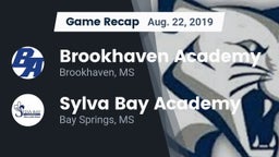 Recap: Brookhaven Academy  vs. Sylva Bay Academy  2019