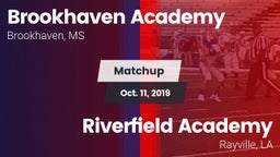 Matchup: Brookhaven Academy vs. Riverfield Academy  2019