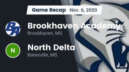 Recap: Brookhaven Academy  vs. North Delta  2020