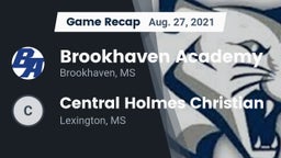 Recap: Brookhaven Academy  vs. Central Holmes Christian  2021