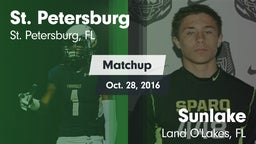 Matchup: St. Petersburg vs. Sunlake  2016