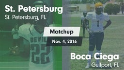 Matchup: St. Petersburg vs. Boca Ciega  2016