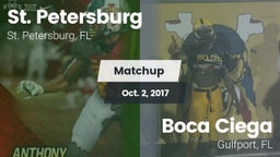 Matchup: St. Petersburg vs. Boca Ciega  2017