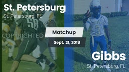 Matchup: St. Petersburg vs. Gibbs  2018