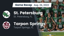 Recap: St. Petersburg  vs. Tarpon Springs  2022