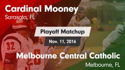 Matchup: Cardinal Mooney vs. Melbourne Central Catholic  2016