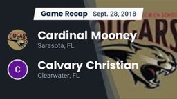 Recap: Cardinal Mooney  vs. Calvary Christian  2018
