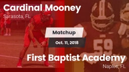 Matchup: Cardinal Mooney vs. First Baptist Academy  2018