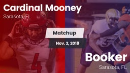 Matchup: Cardinal Mooney vs. Booker  2018