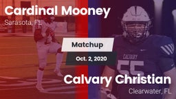 Matchup: Cardinal Mooney vs. Calvary Christian  2020