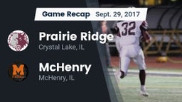 Recap: Prairie Ridge  vs. McHenry  2017