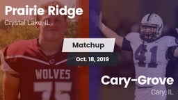 Matchup: Prairie Ridge vs. Cary-Grove  2019