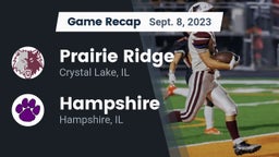 Recap: Prairie Ridge  vs. Hampshire  2023
