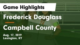 Frederick Douglass vs Campbell County  Game Highlights - Aug. 17, 2019
