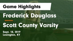 Frederick Douglass vs Scott County Varsity Game Highlights - Sept. 18, 2019