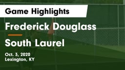 Frederick Douglass vs South Laurel Game Highlights - Oct. 3, 2020
