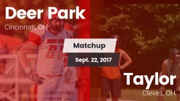 Matchup: Deer Park High vs. Taylor  2017