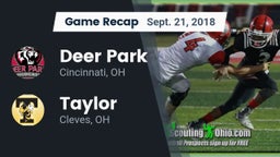 Recap: Deer Park  vs. Taylor  2018