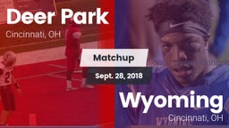 Matchup: Deer Park High vs. Wyoming  2018