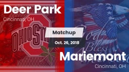 Matchup: Deer Park High vs. Mariemont  2018