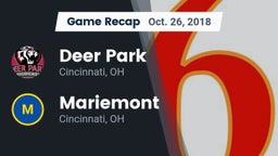 Recap: Deer Park  vs. Mariemont  2018