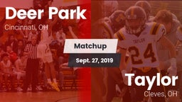 Matchup: Deer Park High vs. Taylor  2019