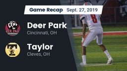 Recap: Deer Park  vs. Taylor  2019