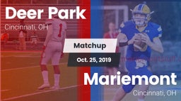 Matchup: Deer Park High vs. Mariemont  2019