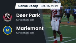 Recap: Deer Park  vs. Mariemont  2019