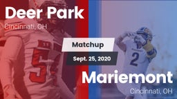 Matchup: Deer Park High vs. Mariemont  2020