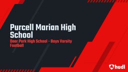 Deer Park football highlights Purcell Marian High School