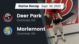 Recap: Deer Park  vs. Mariemont  2022