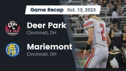 Recap: Deer Park  vs. Mariemont  2023