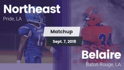 Matchup: Northeast vs. Belaire  2018