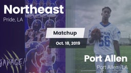 Matchup: Northeast vs. Port Allen  2019