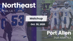 Matchup: Northeast vs. Port Allen  2020