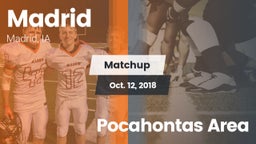 Matchup: Madrid vs. Pocahontas Area  2018