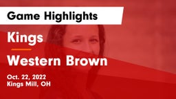 Kings  vs Western Brown  Game Highlights - Oct. 22, 2022