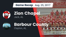 Recap: Zion Chapel  vs. Barbour County  2017