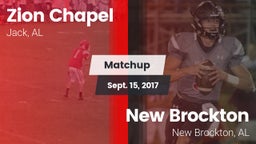Matchup: Zion Chapel vs. New Brockton  2017